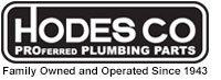 Hodes Company Wholesale Plumbing Parts and Plumbing Supply Distributer